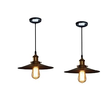 レトロ　 アンティーク　吊り照明　 ペンダントランプ　2個セット Amazon.co.jp : ペンダントライト アンティークレトロ 1灯